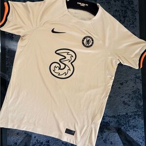 Chelsea Football Club Beige Youth Jersey Like NEW